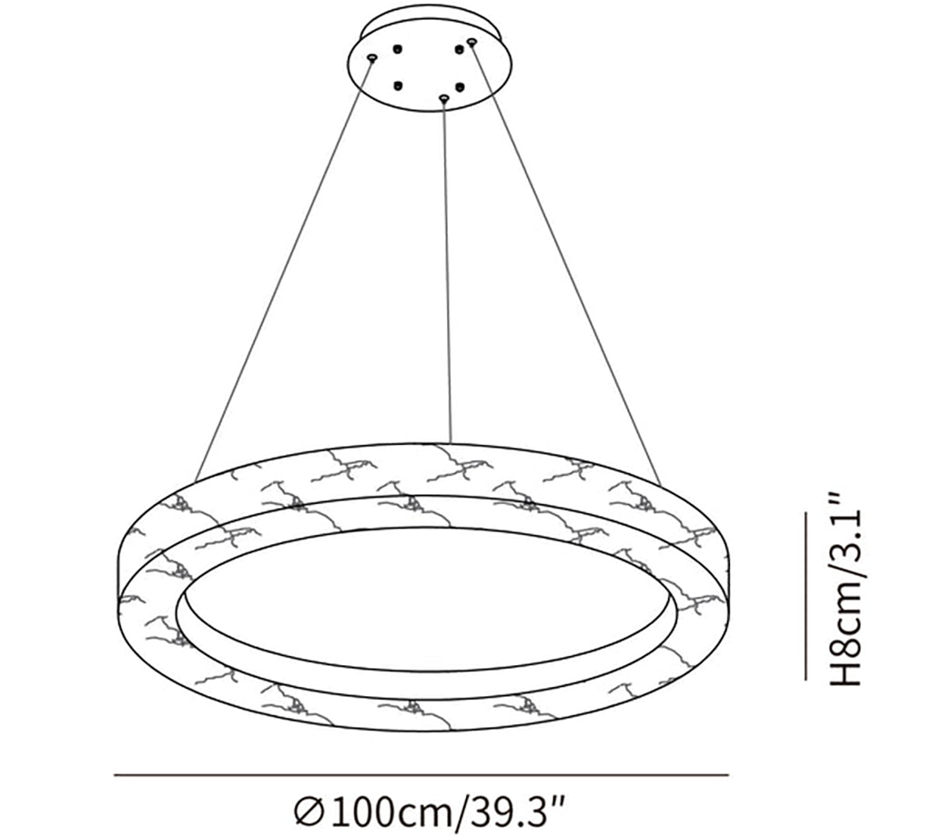 Marika Alabaster Chandelier