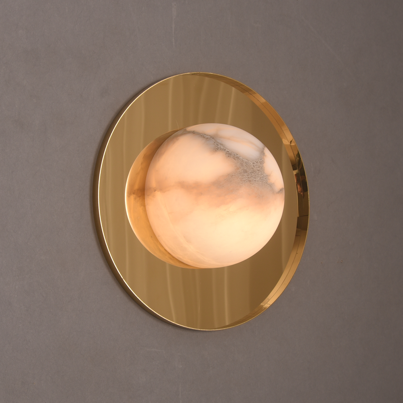 Enigma Alabaster Wall Sconce