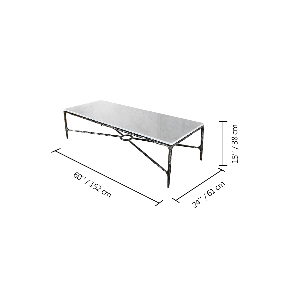 Thaddeus & Josephine Marble Coffee Table