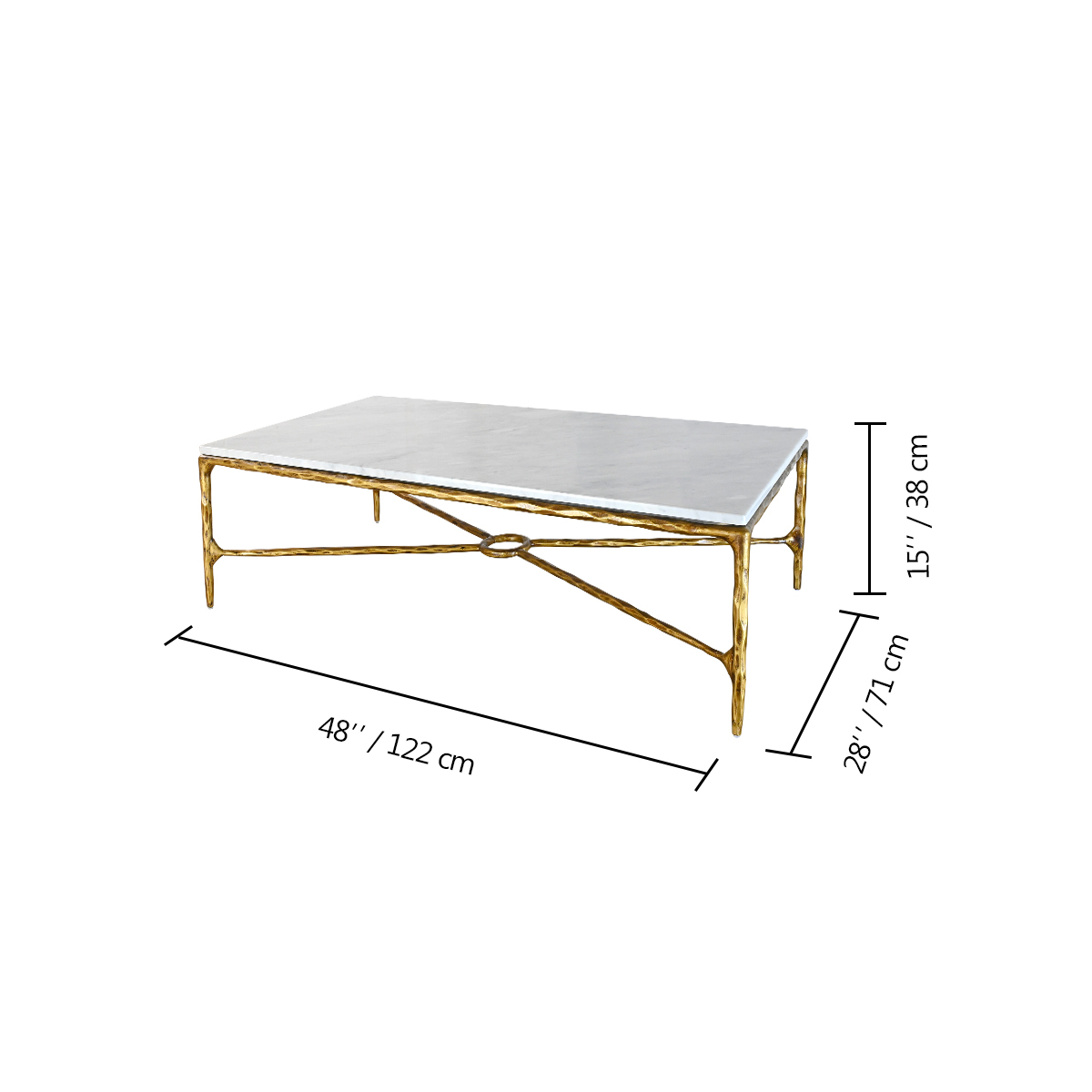 Thaddeus & Josephine Marble Coffee Table