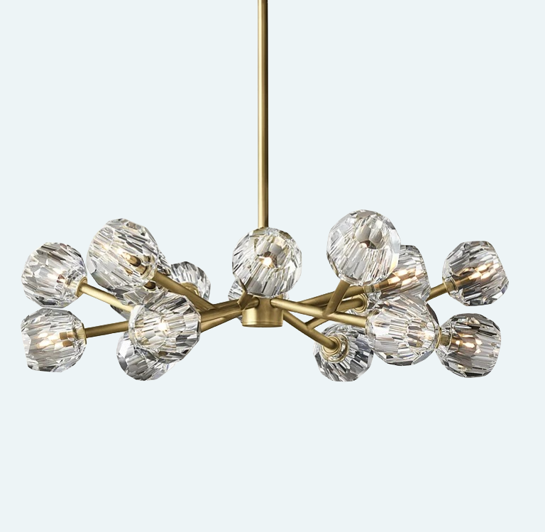 Boule Cristal Round Chandelier 36"