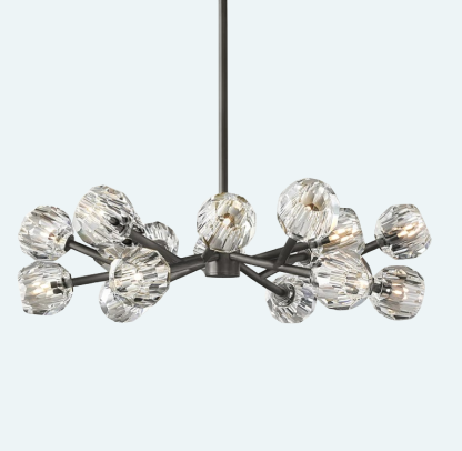 Boule Cristal Round Chandelier 36"