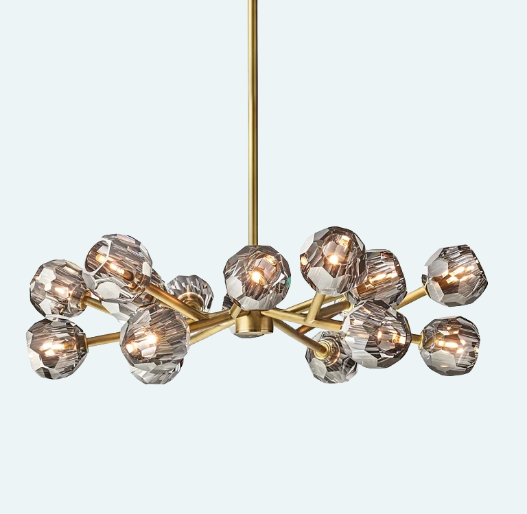 Boule Cristal Round Chandelier 36"