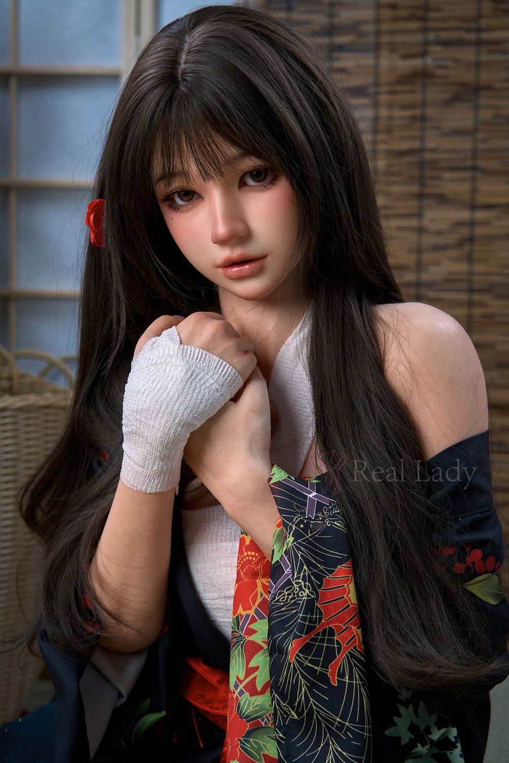 Real Lady | 150cm/4ft11 Tempting Japanese Anime Samurai Girl Silicone Sex Doll - Evie