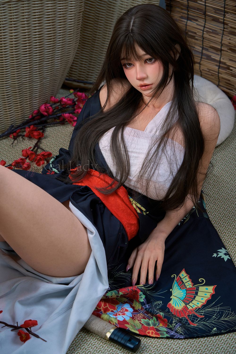 Real Lady | 150cm/4ft11 Tempting Japanese Anime Samurai Girl Silicone Sex Doll - Evie