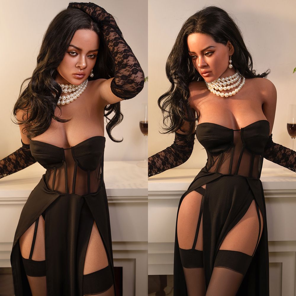 Rosretty Doll | 166cm /5ft4 African American Small Breasts Lifelike Mature Sex Doll - Rihanna-DreamLoveDoll
