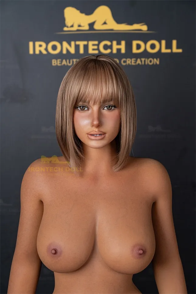 Irontech Doll | 164cm/5ft4 Big Breasts Sultry Edgy Blonde Street Bombshell Lifelike Silicone Sex Doll - Luna  