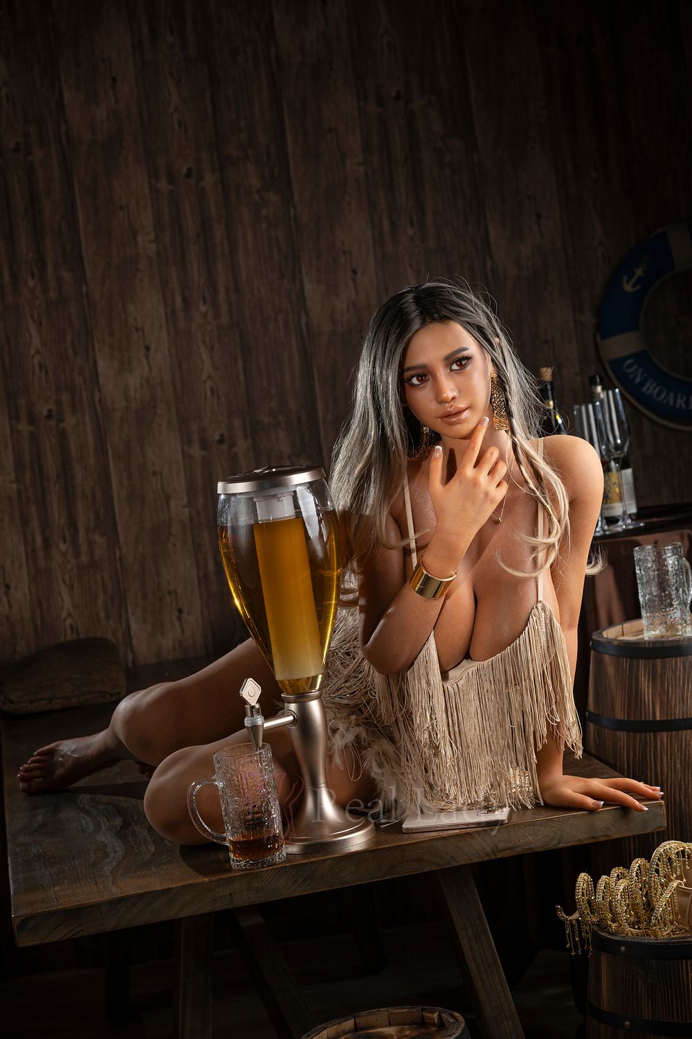 Real Lady | 159cm/5ft3 Sultry Latina Exotic Beauty Silicone Sex Doll - Alodia