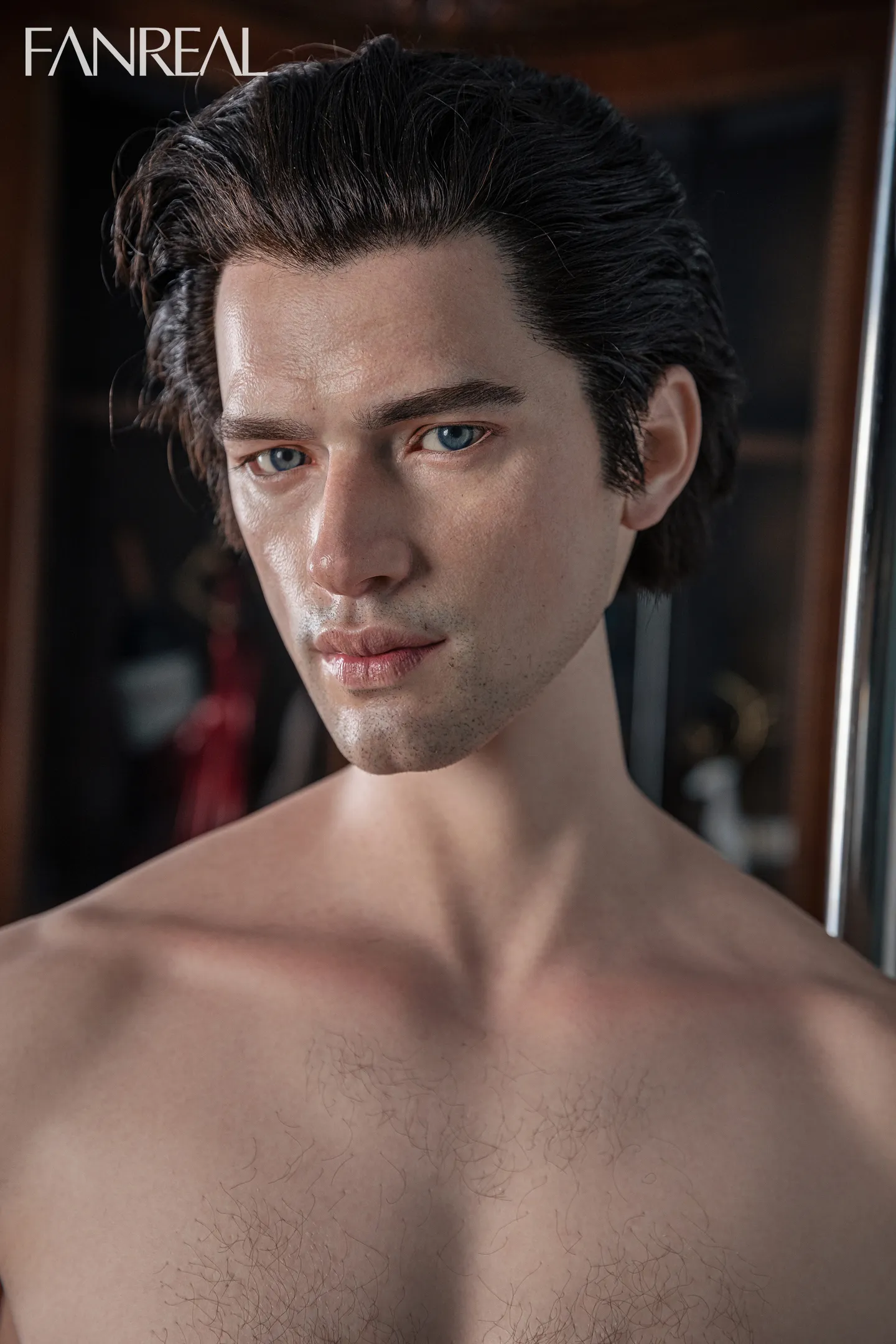 FanReal | 173cm/5ft8 Mature Elegant Handsome Muscular Male Realistic Silicone Sex Doll  - Carter 