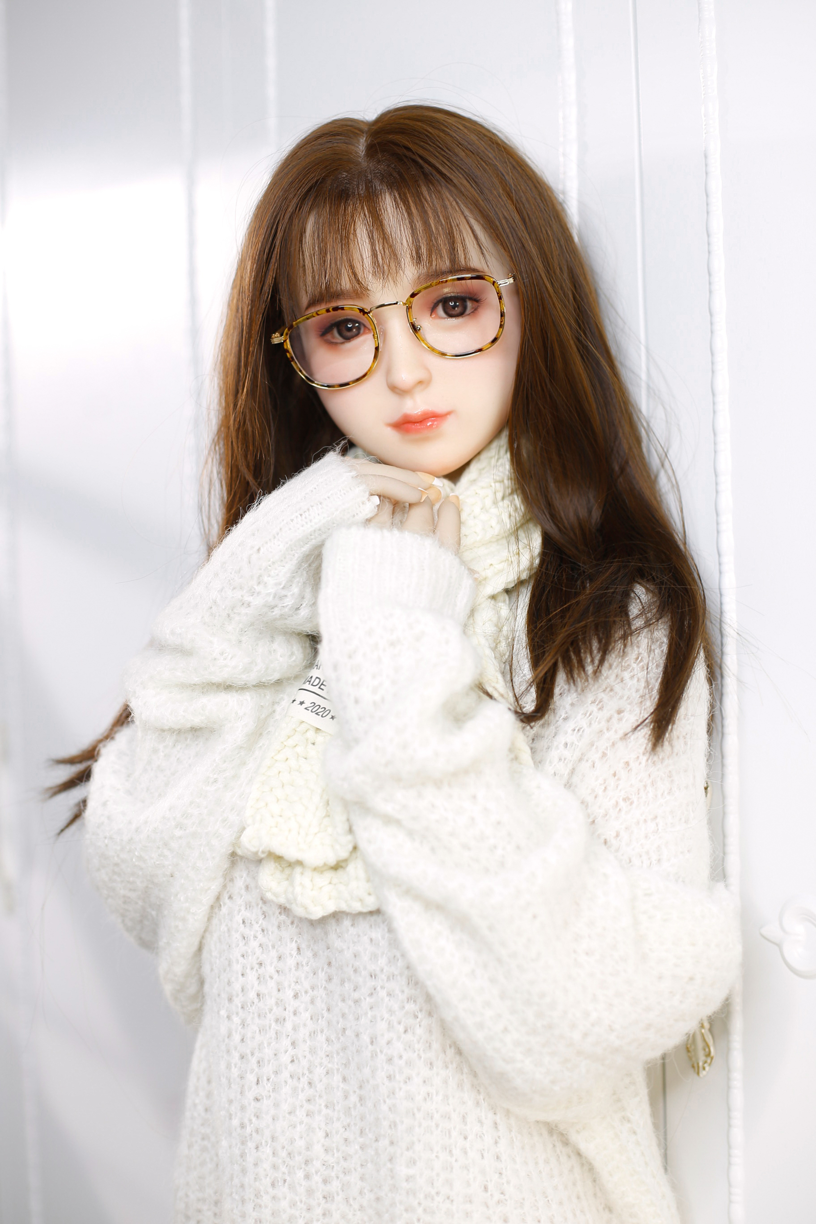 AIBEI |148cm/4ft8 Small Breast Silicone Head Doll - Odelia