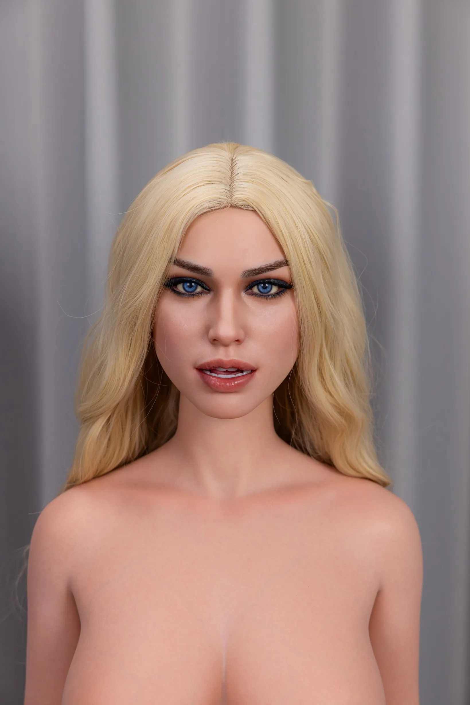 FanReal | 155cm/5ft1 Big Breasts Seductive Mature Blonde Goddess Realistic Silicone Sex Doll - Della
