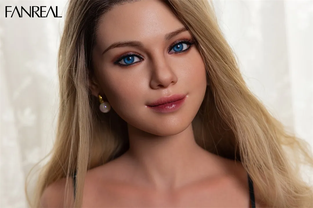 FanReal | 155cm/5ft1 Big Breasts Captivating Gentle Blonde Goddess Realistic Silicone Sex Doll - Maria