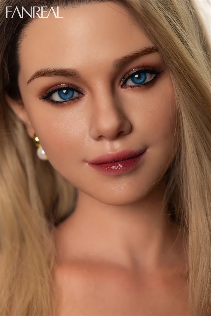 FanReal | 155cm/5ft1 Big Breasts Captivating Gentle Blonde Goddess Realistic Silicone Sex Doll - Maria