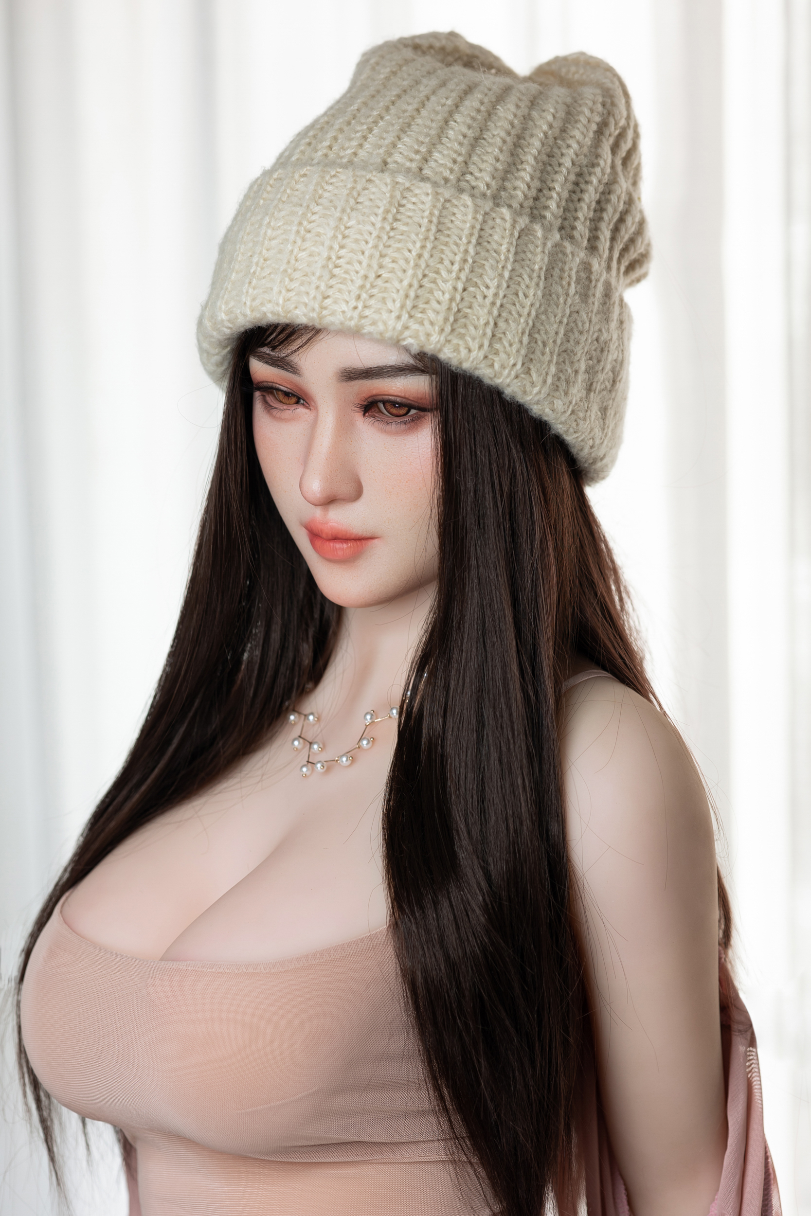 AIBEI | 158cm/5ft2 E-cup Silicone Head Japanese Sex Doll - Olivia