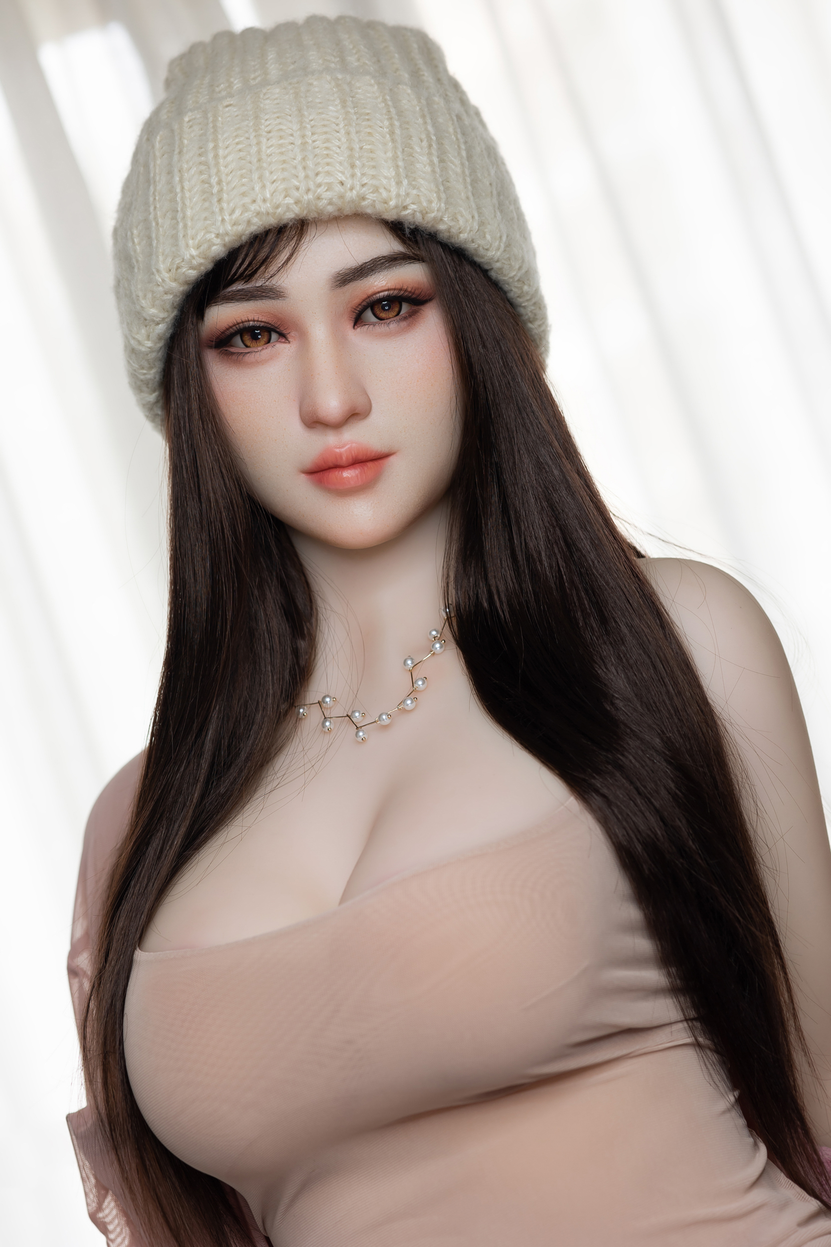 AIBEI | 158cm/5ft2 E-cup Silicone Head Japanese Sex Doll - Olivia