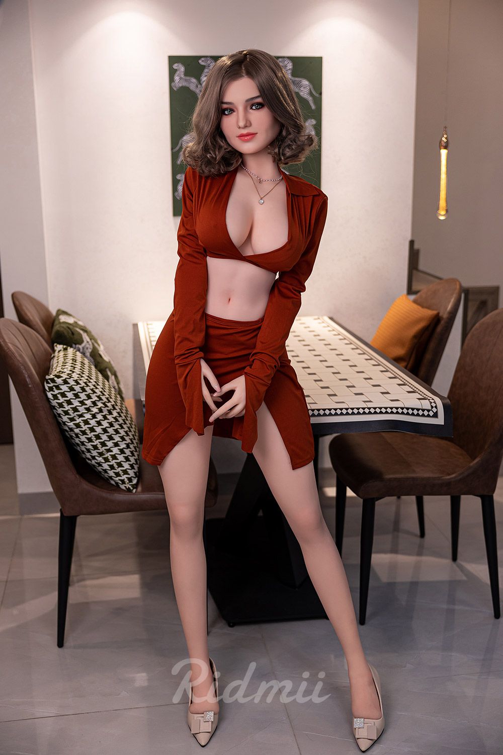 RIDMII | 163cm/5ft3 Big Breasts Charming Graceful Realistic TPE Sex Doll - Karyn ( In Stock US）