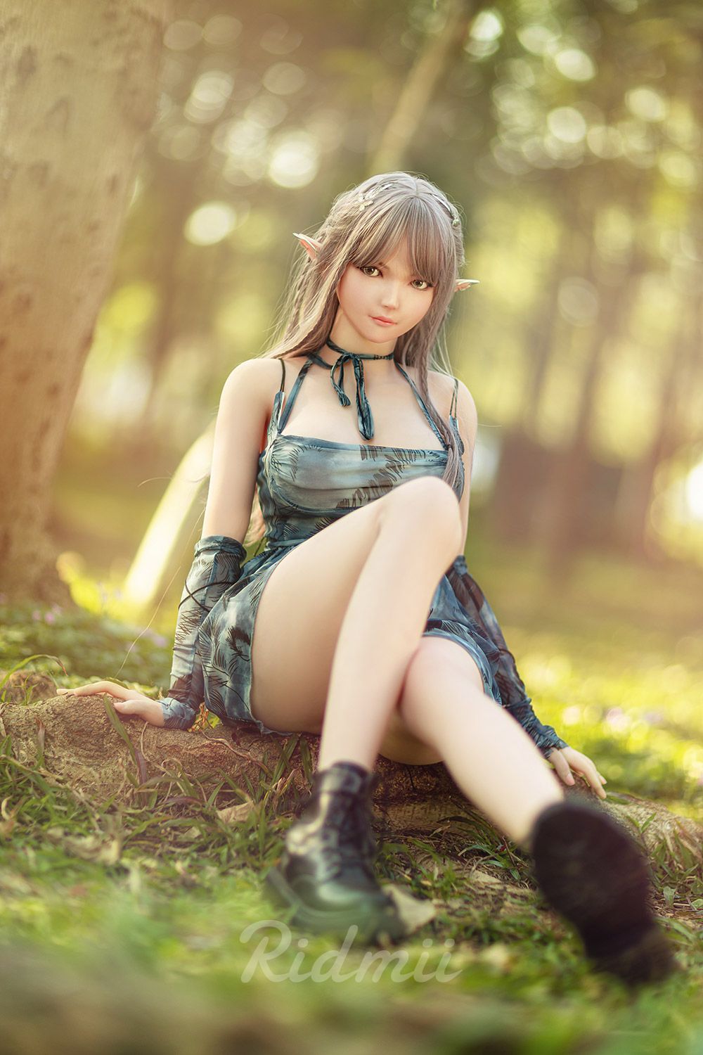 RIDMII | 163cm/5ft3 Big Breasts Fantasy Elf Realistic TPE Sex Doll - Aggie (In Stock US）