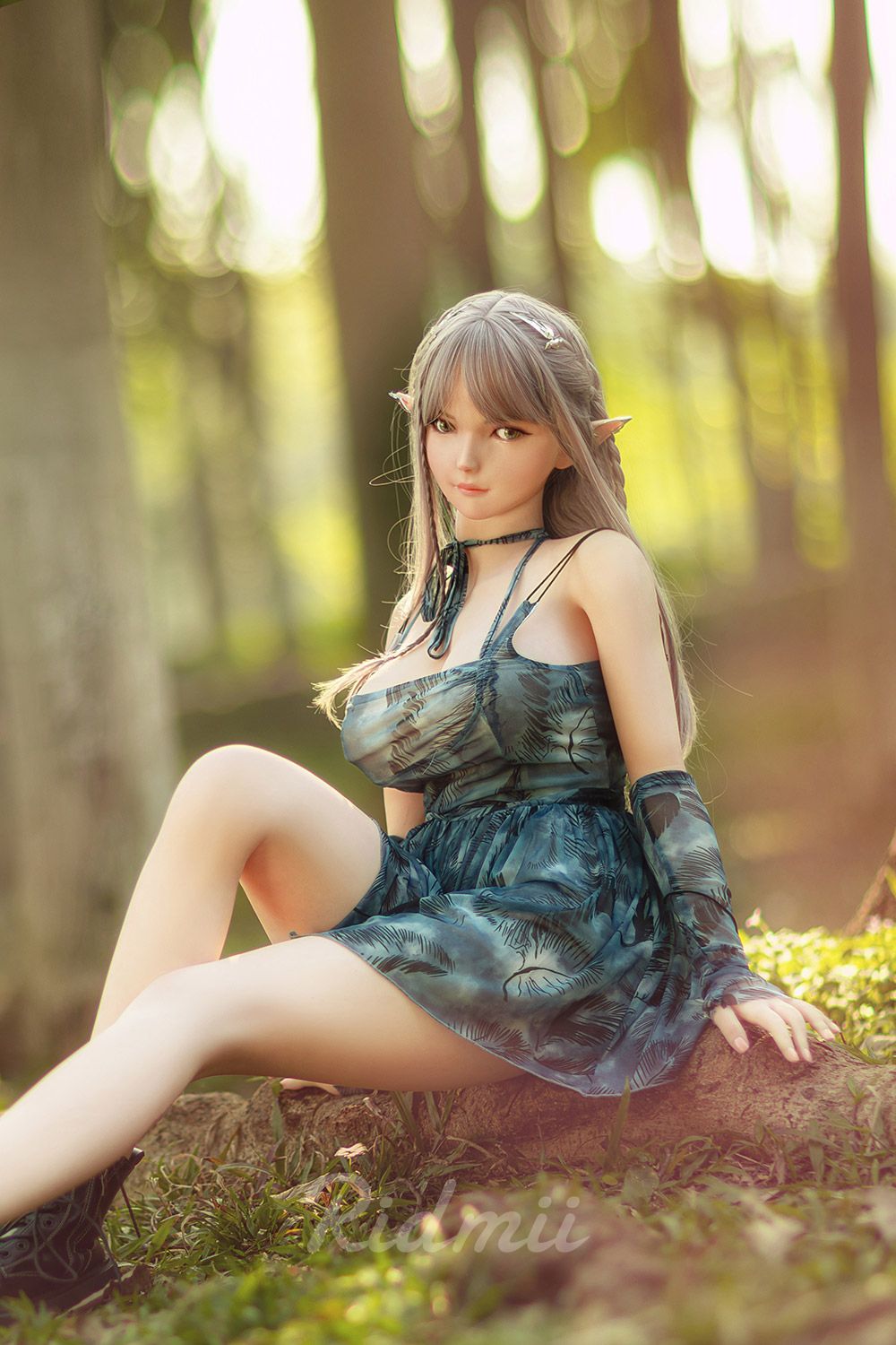 RIDMII | 163cm/5ft3 Big Breasts Fantasy Elf Realistic TPE Sex Doll - Aggie (In Stock US）