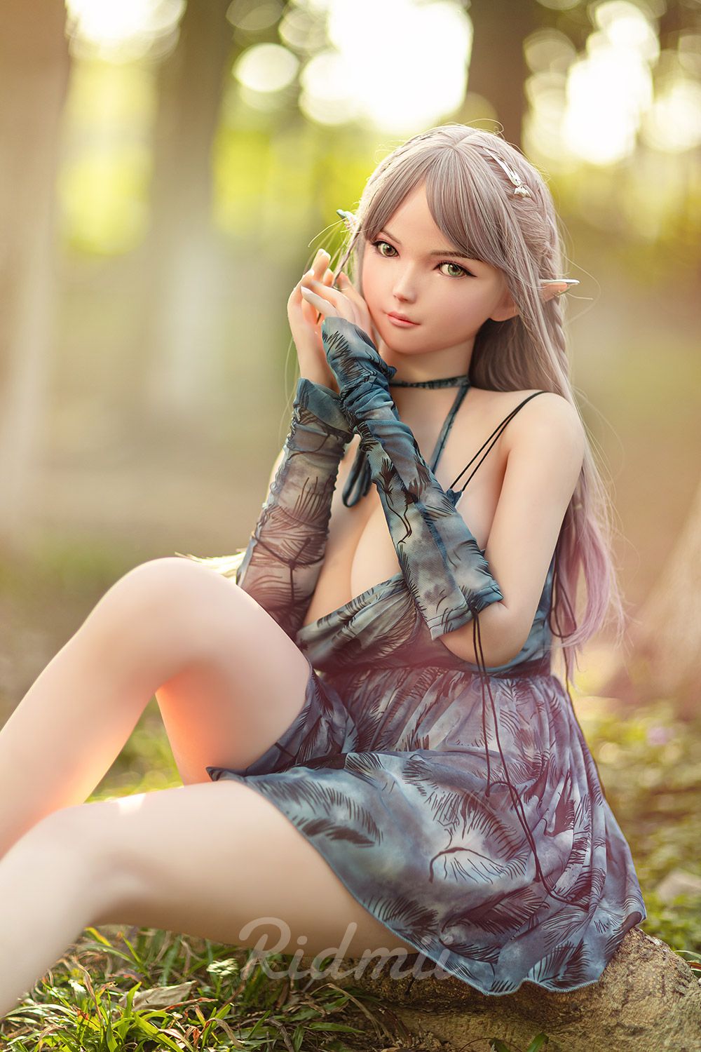 RIDMII | 163cm/5ft3 Big Breasts Fantasy Elf Realistic TPE Sex Doll - Aggie (In Stock US）