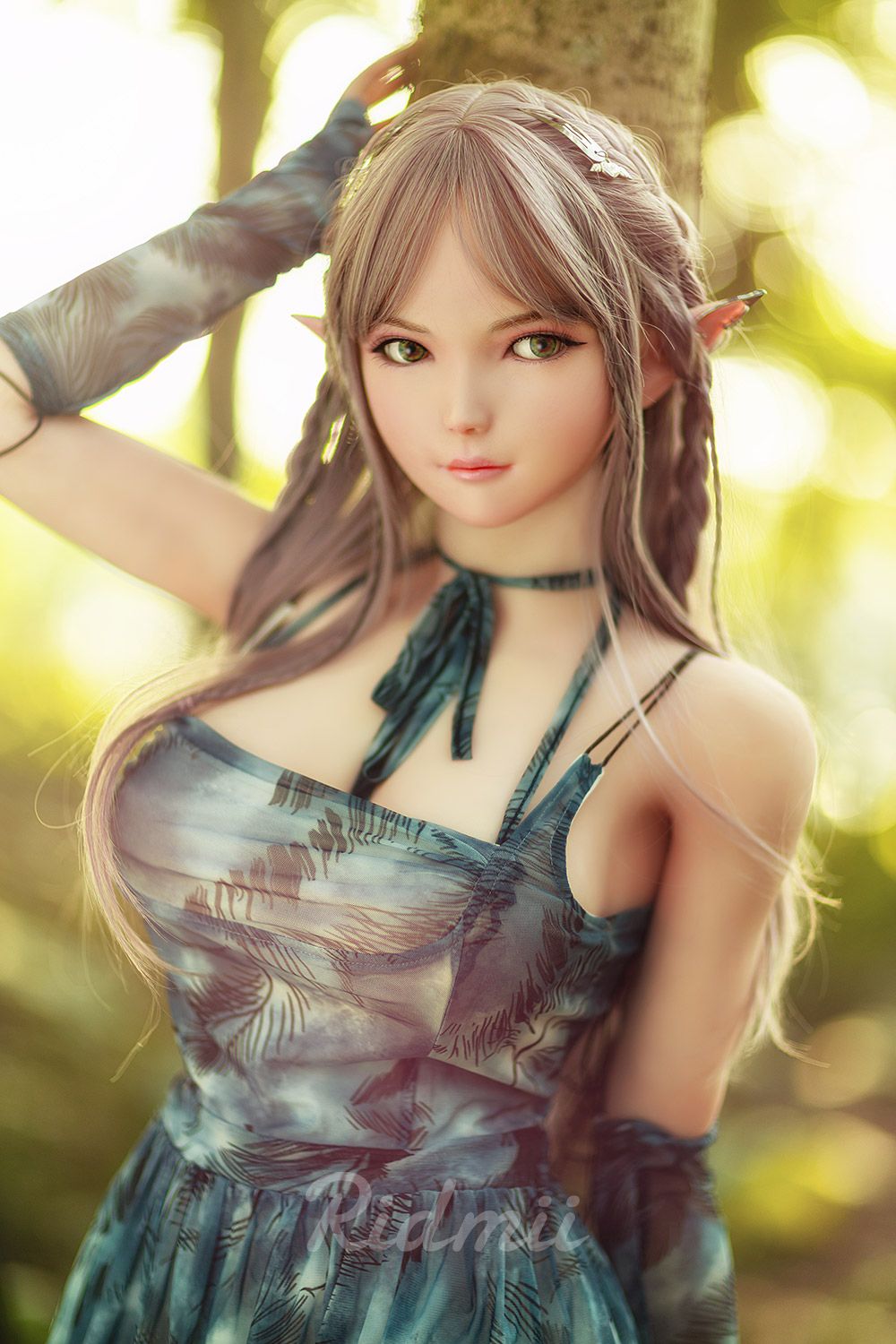 RIDMII | 163cm/5ft3 Big Breasts Fantasy Elf Realistic TPE Sex Doll - Aggie (In Stock US）