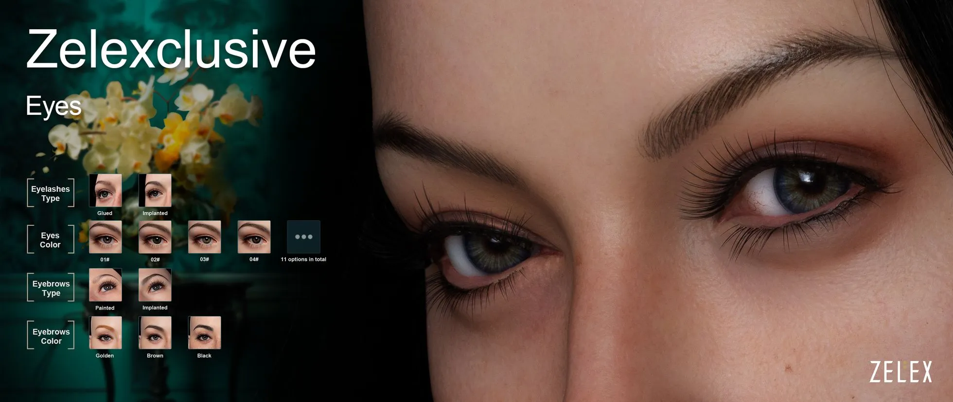 Zelexclusive Eyes Custom Options