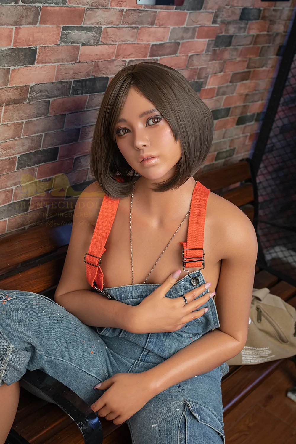 Irontech Doll | 162cm/5ft4 Small Breasts Alluring Wild Asian Sporty-style Silicone Sex Doll - Eileen