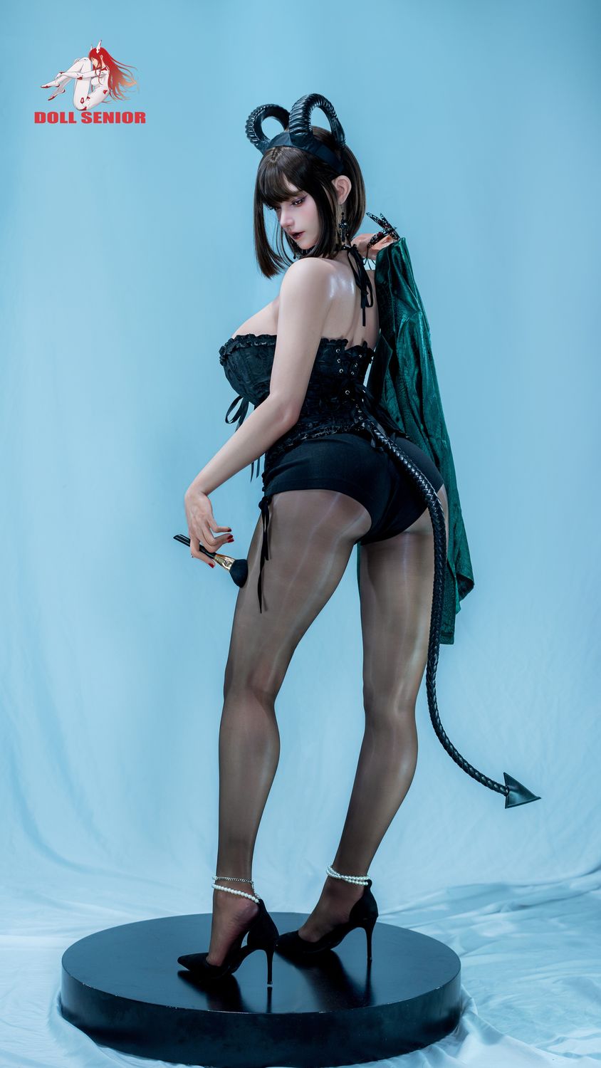 Doll Senior | 170cm/5ft7 Big Breasts Sultry Gothic Demon Queen Voluptuous Silicone Sex Doll - Capricorn