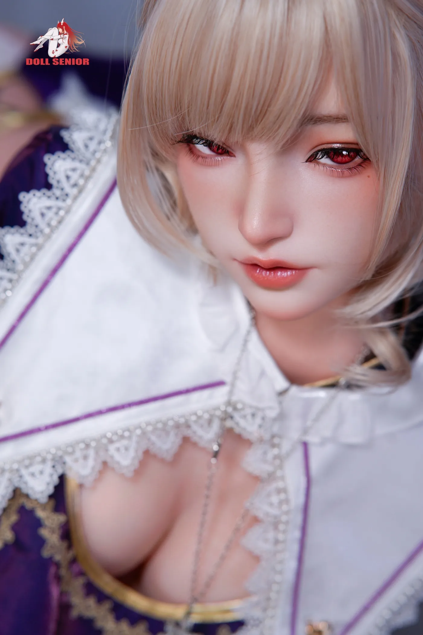 Doll Senior | 165cm/5ft5 Big Breasts Seductive Anime Nun Cosplay Silicone Sex Doll - Virgo
