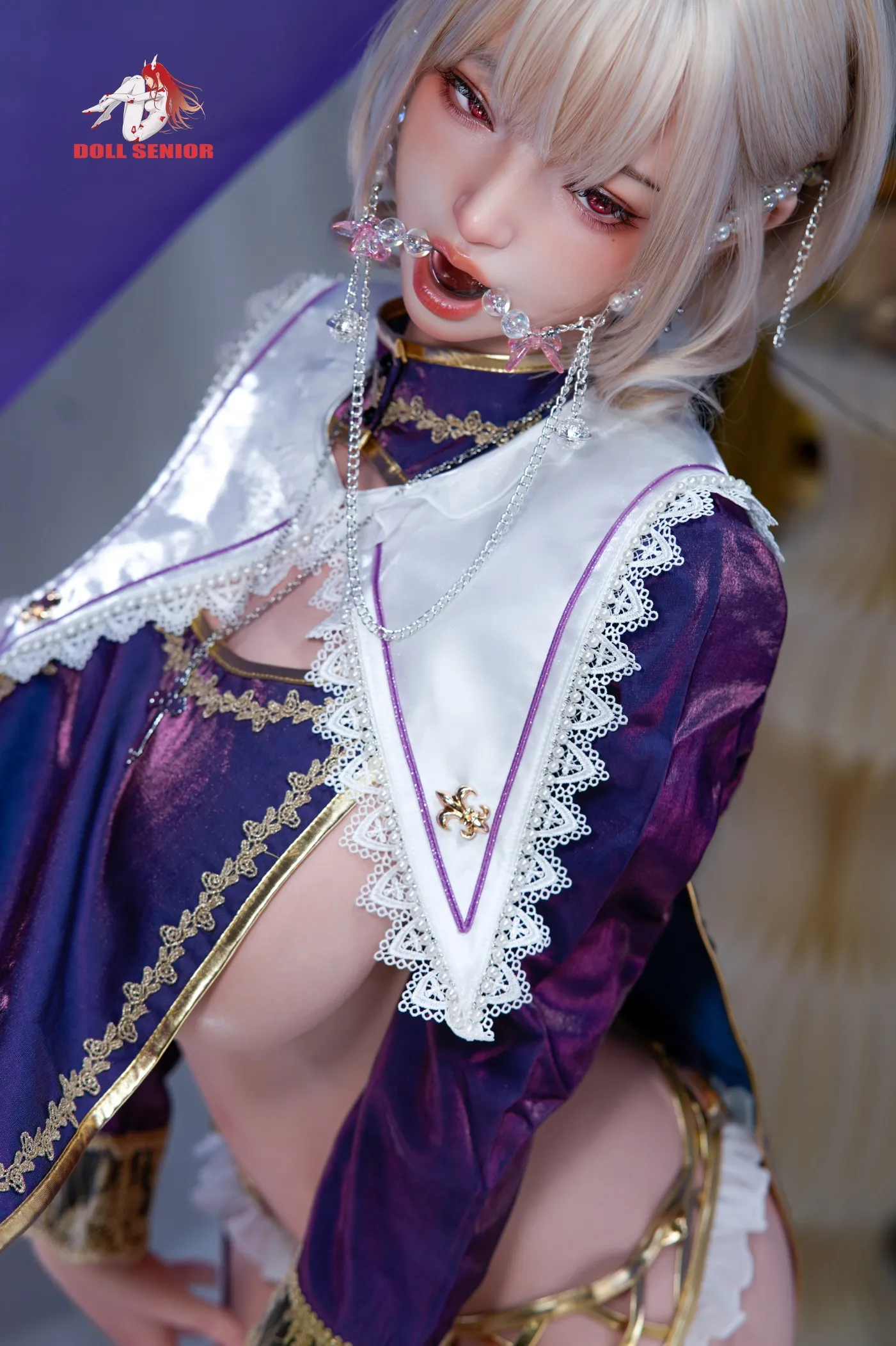 Doll Senior | 165cm/5ft5 Big Breasts Seductive Anime Nun Cosplay Silicone Sex Doll - Virgo