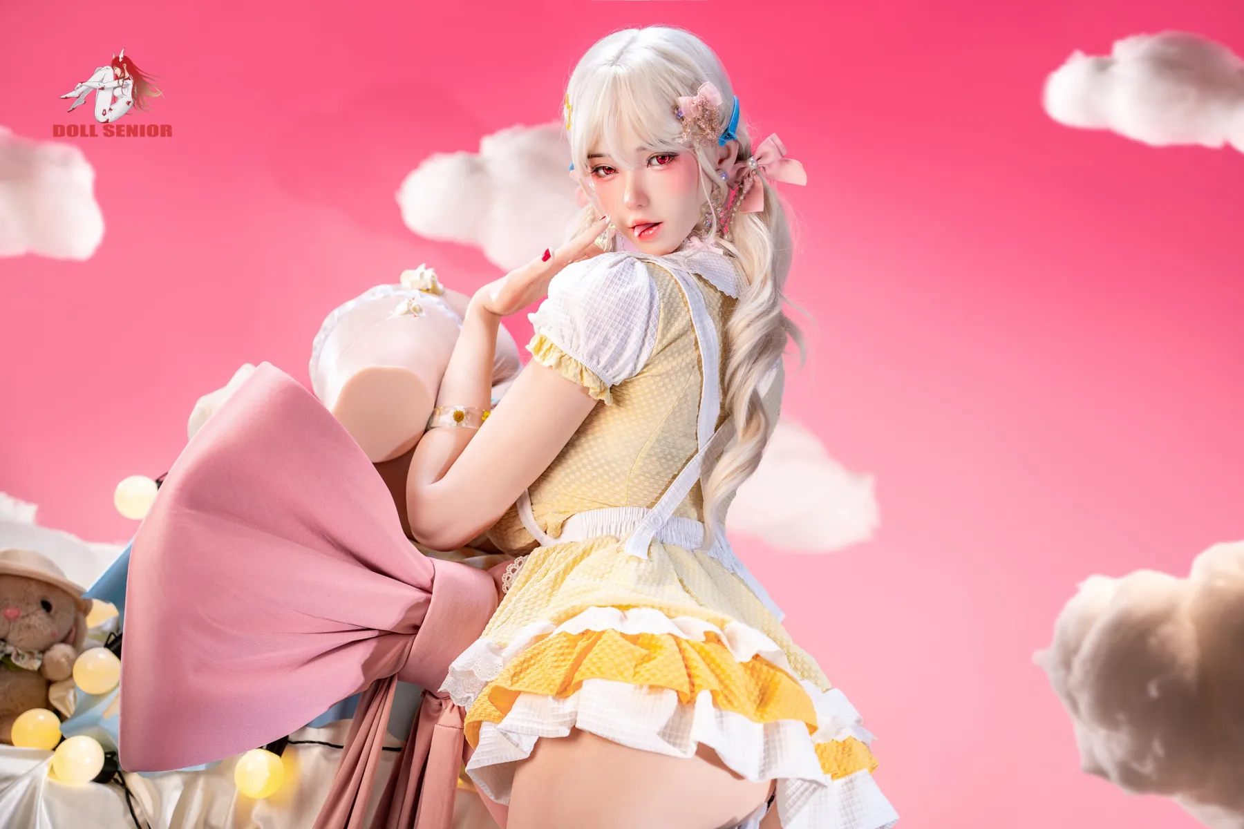 Doll Senior | 170cm/5ft7 Big Breasts Seductive Blonde Sweetheart Voluptuous Silicone Sex Doll - Linsha