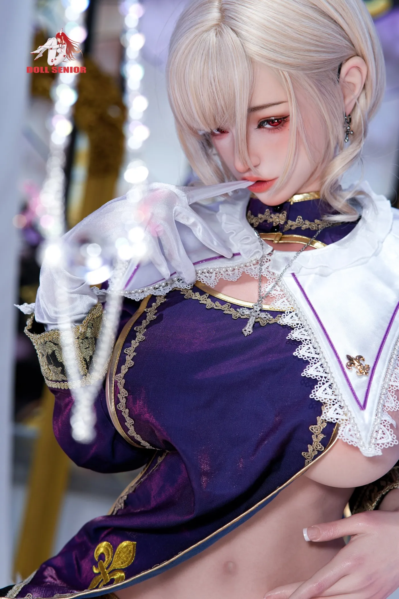 Doll Senior | 165cm/5ft5 Big Breasts Seductive Anime Nun Cosplay Silicone Sex Doll - Virgo