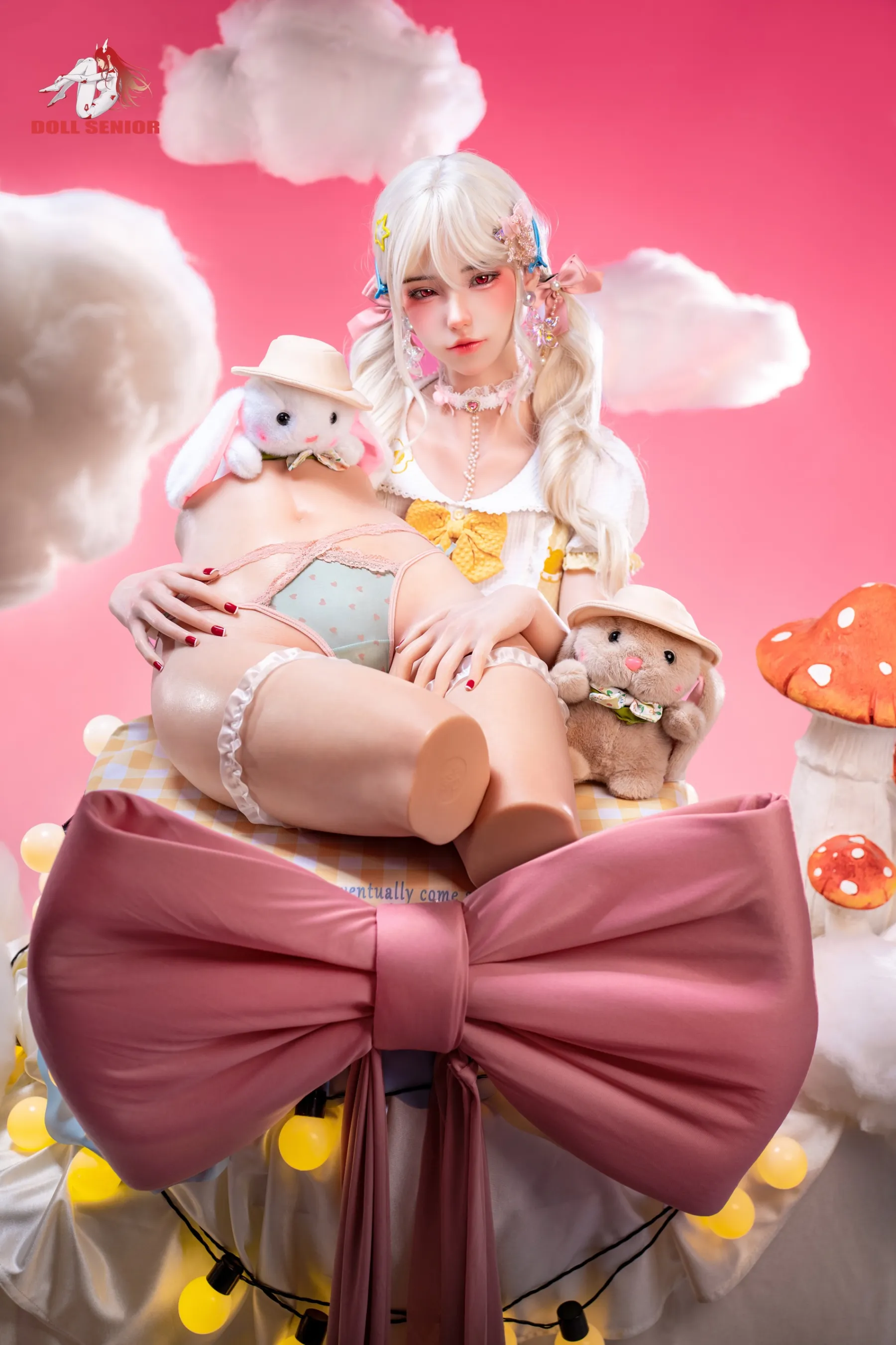 Doll Senior | 170cm/5ft7 Big Breasts Seductive Blonde Sweetheart Voluptuous Silicone Sex Doll - Linsha