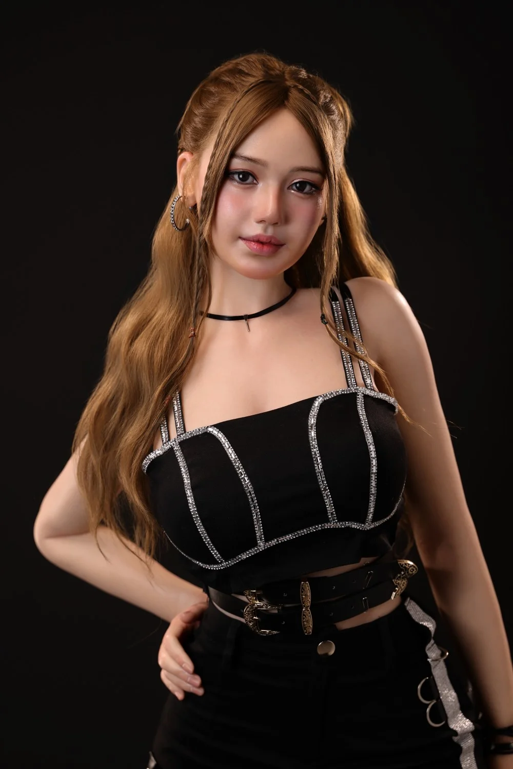 AJL Doll | 163cm/5ft4 Big Breasts Seductive Sweet Baddie Realistic Silicone Sex Doll - MengSha 