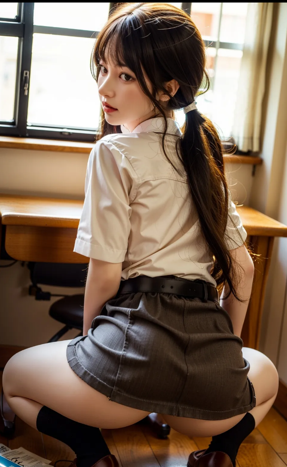 SY DOLL | 164cm Customizable Asian Student Uniform Double Ponytail Sex Doll