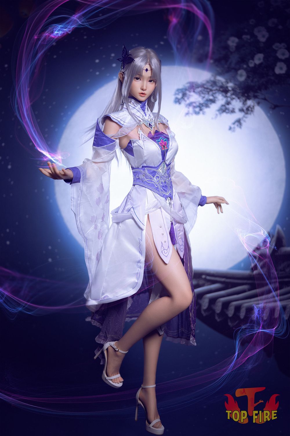 Top Fire | 164cm/5ft5 Elegant Oriental Fantasy Cosplay Realistic Silicone Sex Doll - Nova