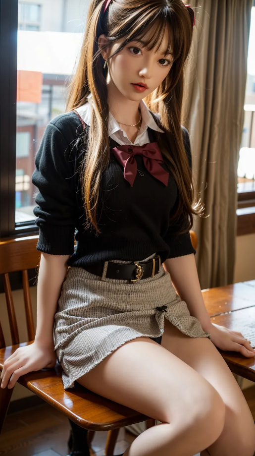SY DOLL | 164cm Customizable Asian Student Uniform Double Ponytail Sex Doll
