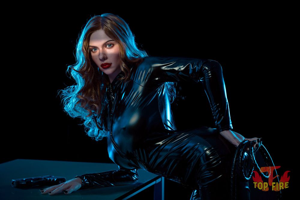 Top Fire | 174cm/5ft9 Captivating Secret Agent Cosplay Realistic Silicone Sex Doll - Selina