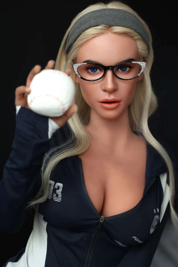 ORANGE IN® 164cm (5.4') 886# F-cup Sultry Blonde Sports Chic Silicone Head Sex Doll - Bridget