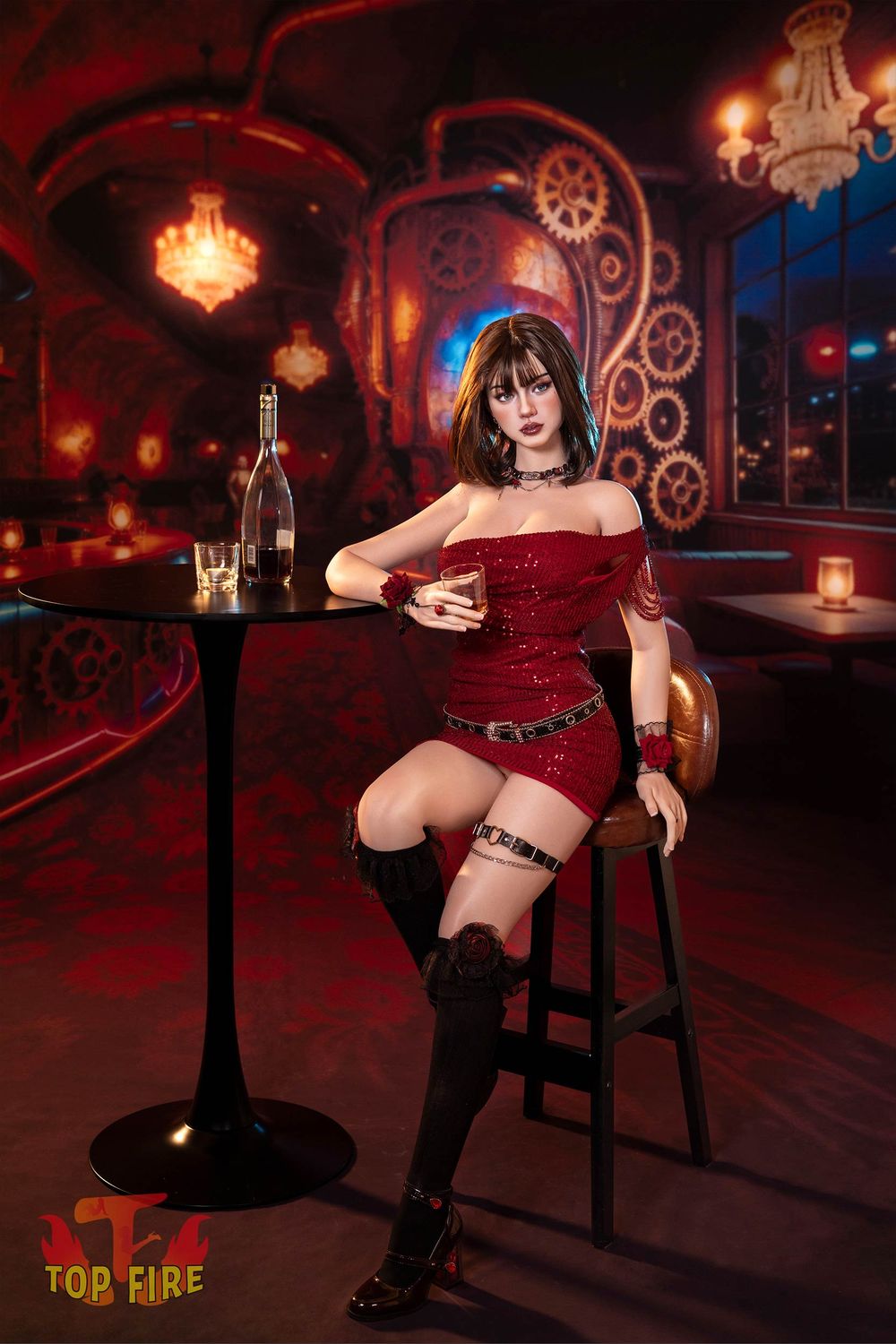 Top Fire | 165cm/5ft5 American Savage Night Queen Realistic Silicone Sex Doll - Mika