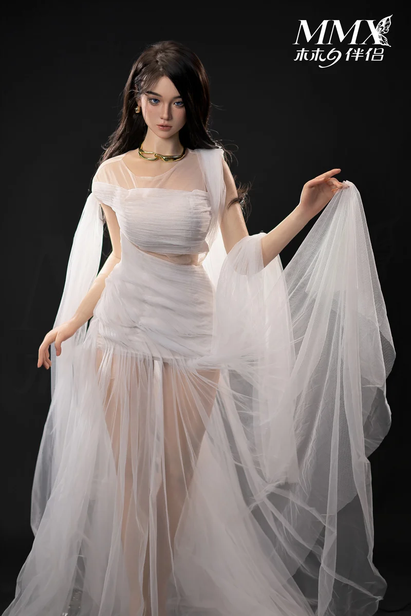 MMX Doll | 163cm/5ft4 Big Breasts Elegance Luxury Asian Goddess Realistic Silicone Sex Doll - Little Orange