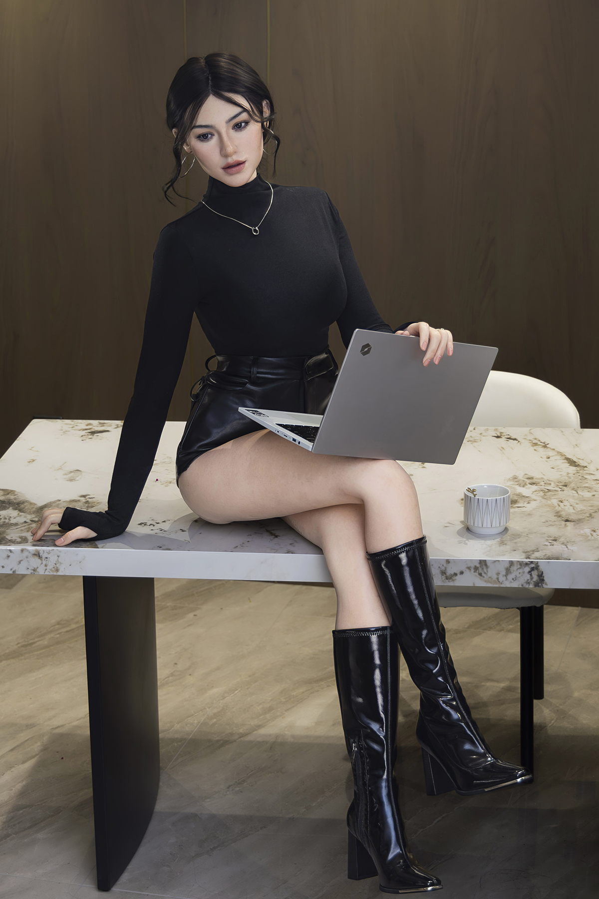 MMX Doll | 163cm/5ft4 Big Breasts Sultry Elegant Chic Siren Realistic Silicone Sex Doll - Monica