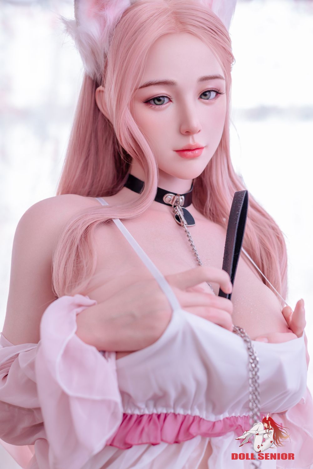 Doll Senior | 163cm/5ft4 Small Breasts Sultry Asian Fox Cosplay Silicone Sex Doll - Yuxi