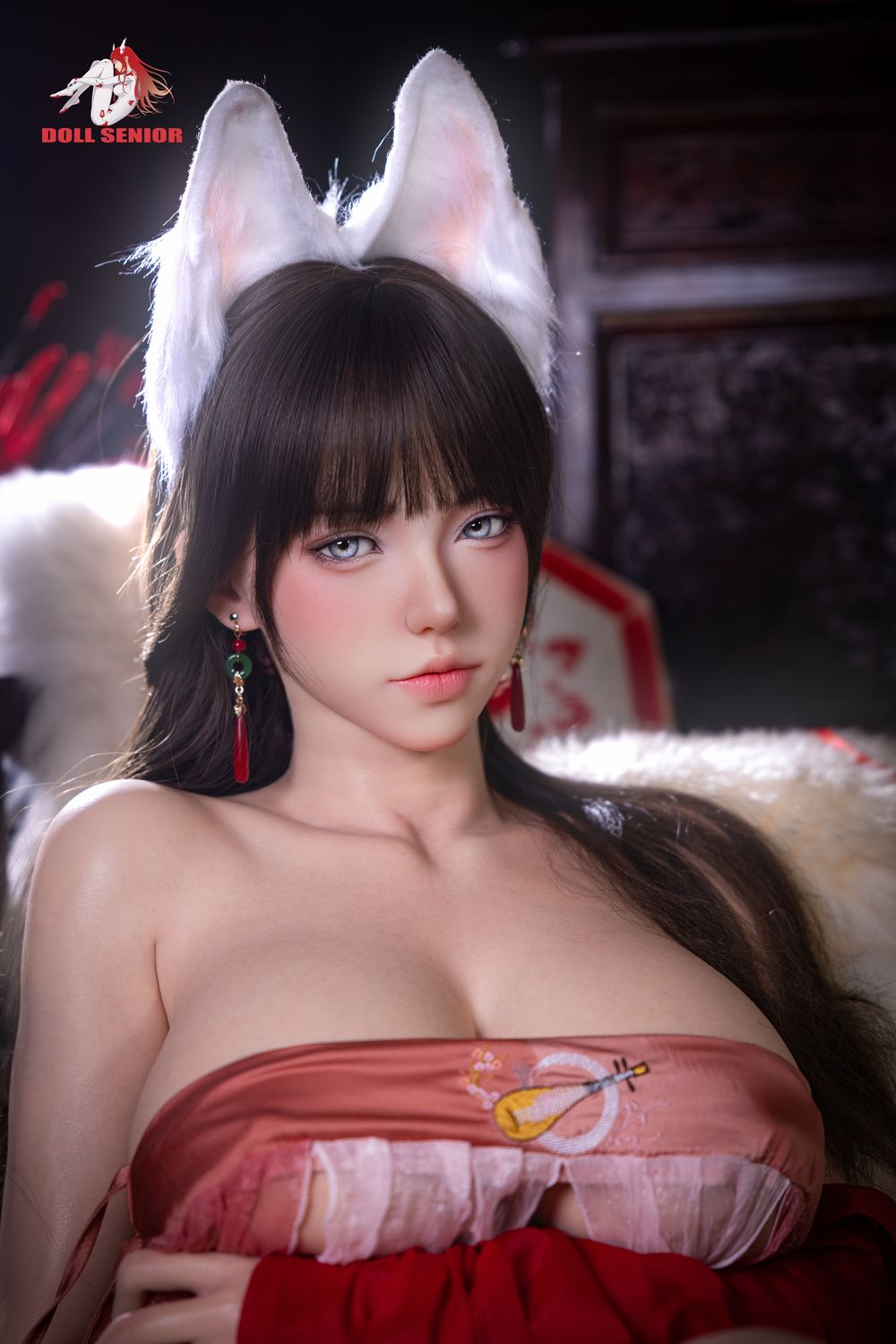 Doll Senior | 165cm/5ft5 Big Breasts Sultry Asian Oriental Fox Silicone Sex Doll - Linsha