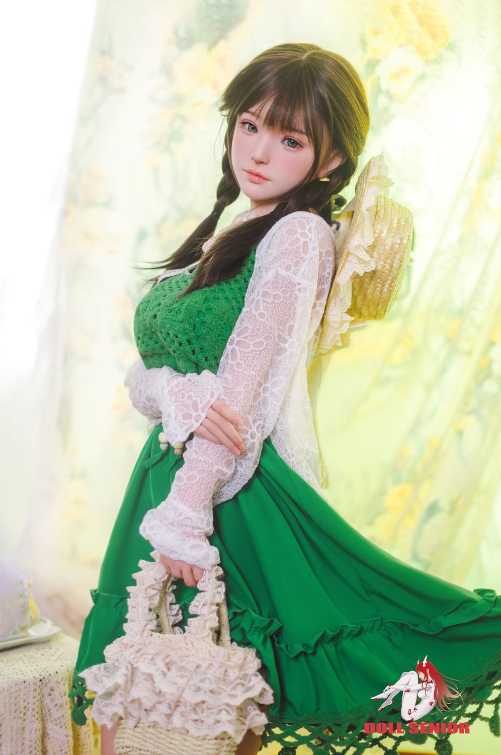 Doll Senior | 150cm/4ft11 Small Breasts Charming Asian Sweet Silicone Sex Doll - Miye