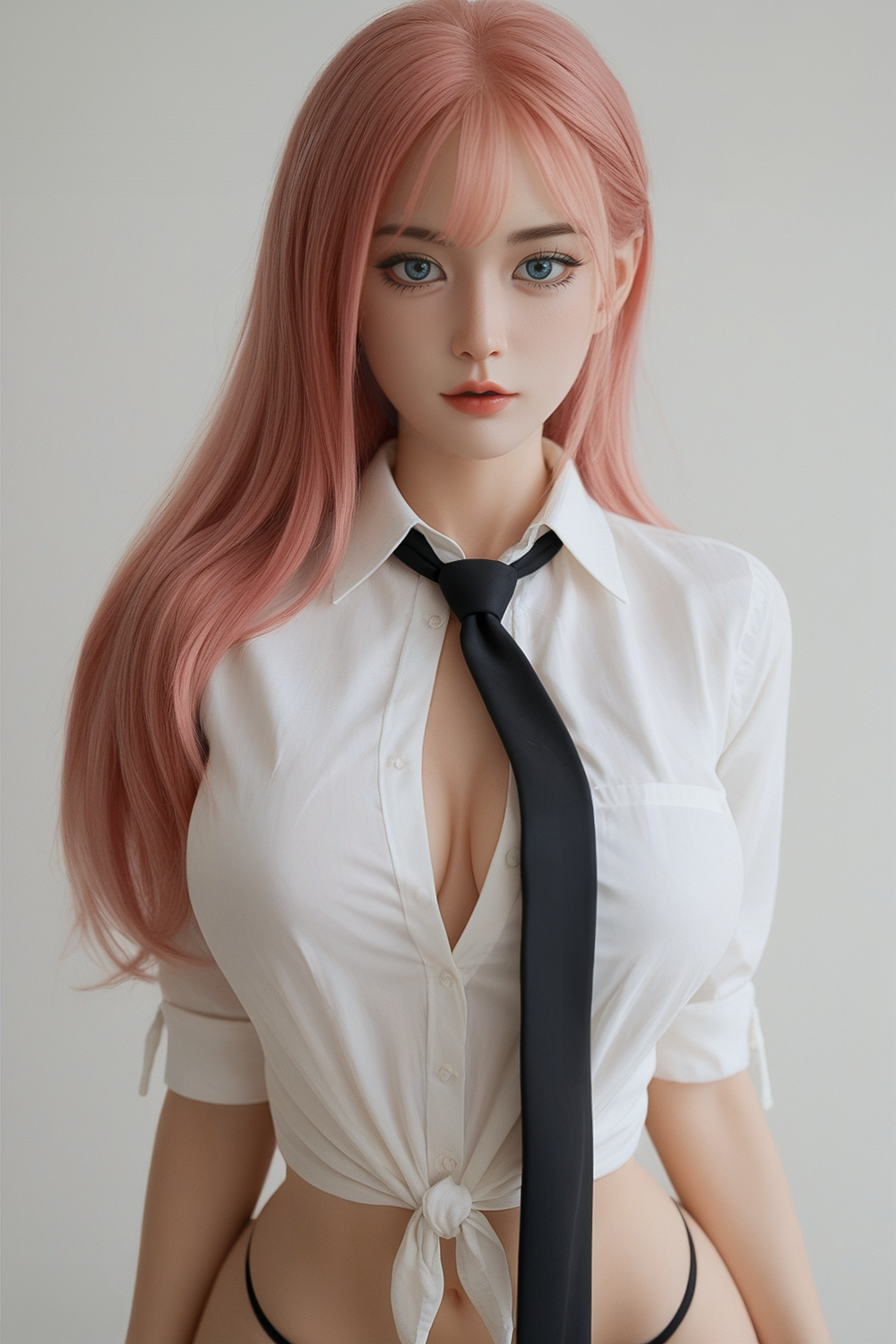 SY Doll | 160cm/5ft3 Big Breasts Seductive Idol-style Pink Hair Lifelike TPE Sex Doll - Dana