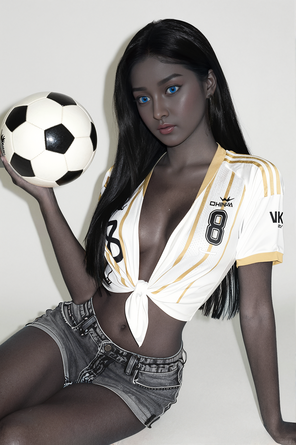 SY Doll | 157cm/5ft2 Small Breasts Seductive Soccer Sweetheart Skinny Realistic TPE Sex Doll - Alice