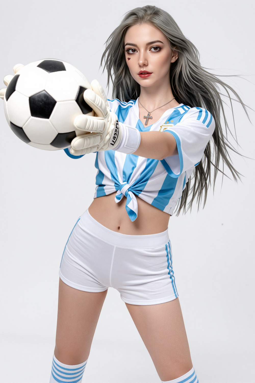 SY Doll | 173cm/5ft8 Small Breasts Tempting Cold Soccer Babe Slim Lifelike TPE Sex Doll - Kaelin