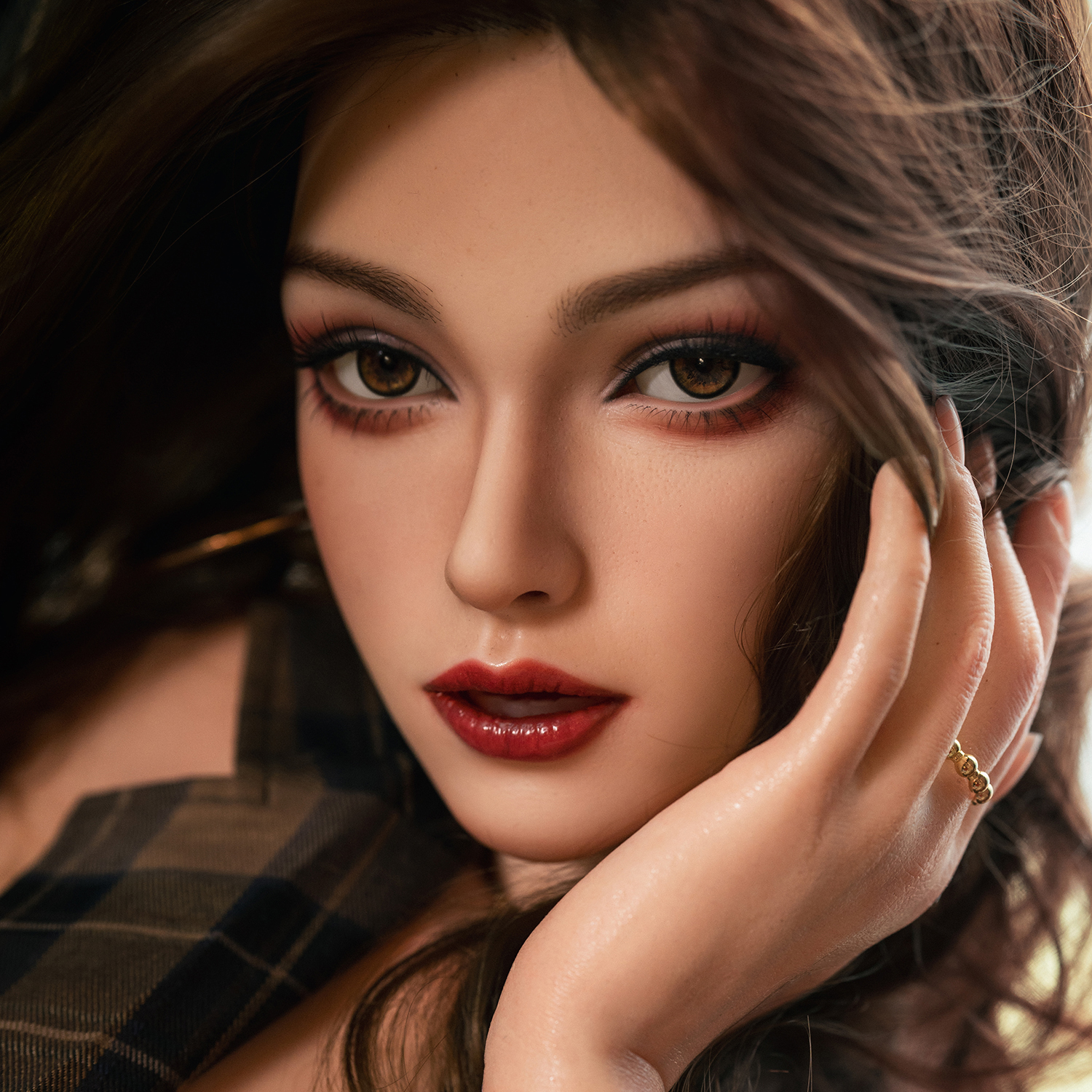 SY Doll | 164cm Movable Jaw Silicone Head Sex Doll M18 - Ellen-DreamLoveDoll