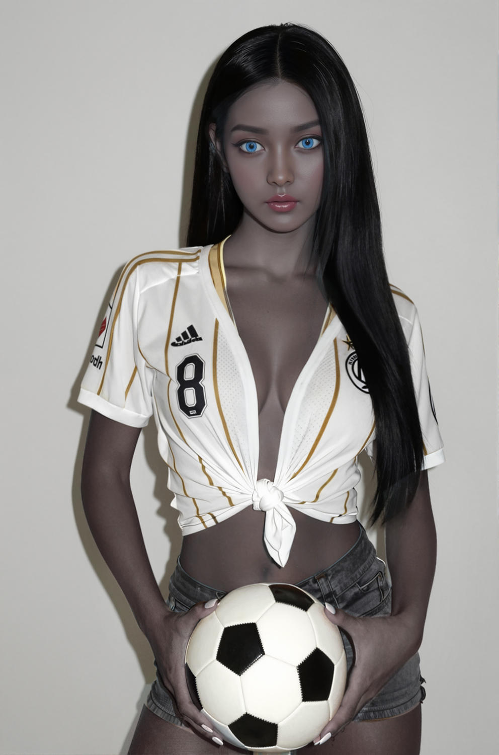 SY Doll | 157cm/5ft2 Small Breasts Seductive Soccer Sweetheart Skinny Realistic TPE Sex Doll - Alice