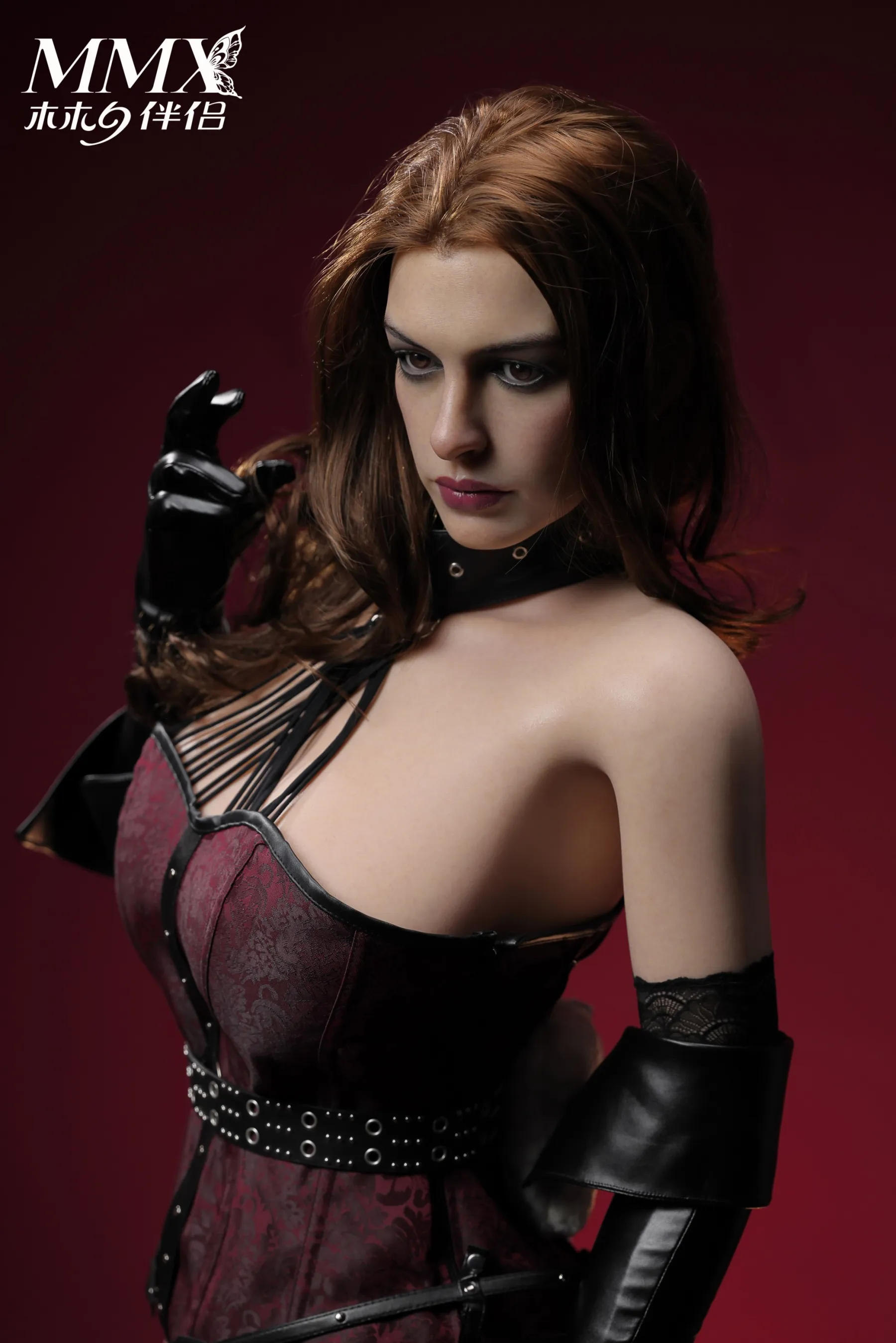 MMX Doll | 170cm/5ft7 Big Breasts Seductive Vintage Gothic Dark Queen Realistic Silicone Sex Doll - Enya